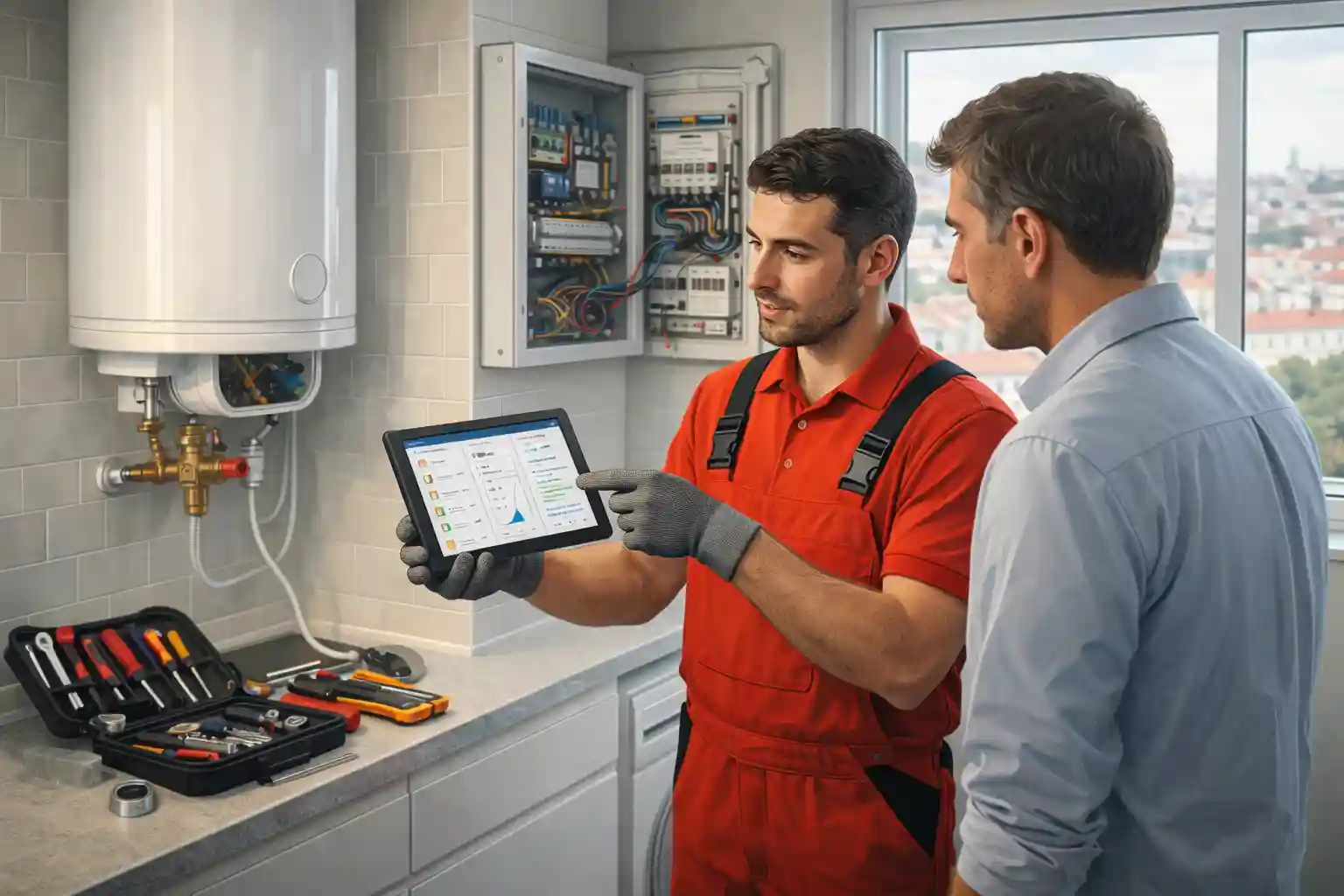 Assistência técnica a termoacumulador em Lisboa